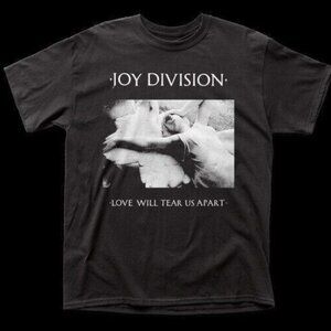 Joy Division Love Will Tear Us Apart Shirt Retro Rock Band Music Graphic Tee